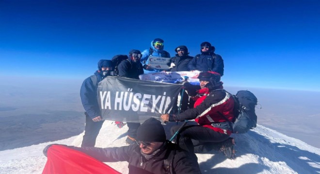 Kerbela şehitlerini zirvede andılar